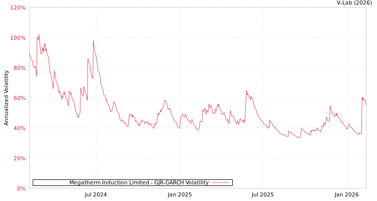 graph of Megatherm Induction Limited GJR-GARCH