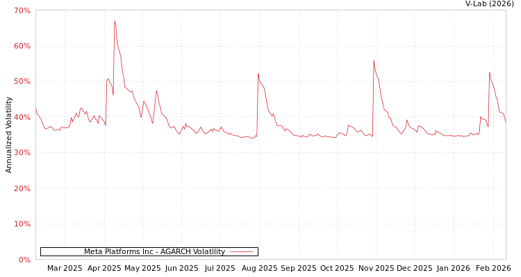 graph of Meta Platforms Inc AGARCH