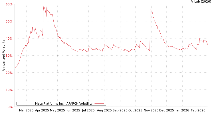 graph of Meta Platforms Inc APARCH