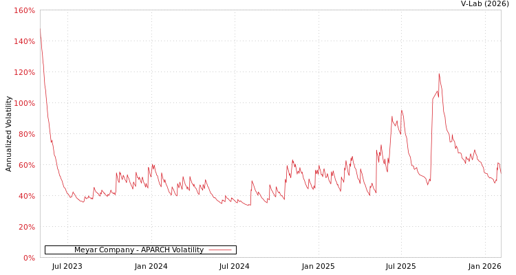 graph of Meyar Company APARCH