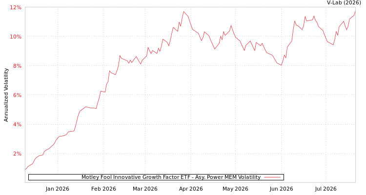graph of Motley Fool Innovative Growth Factor ETF APMEM