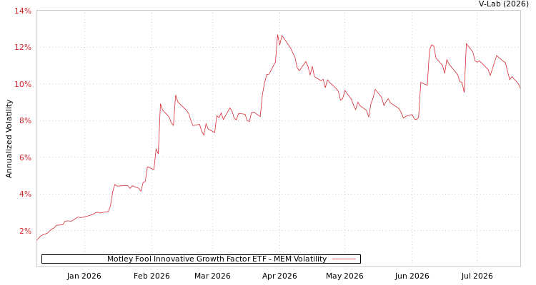 graph of Motley Fool Innovative Growth Factor ETF MEM