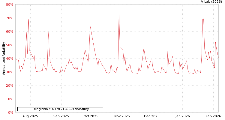 graph of Megiddo Y K Ltd GARCH