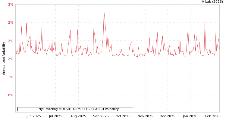 graph of Nyli Mackay MUI SRT Dura ETF EGARCH