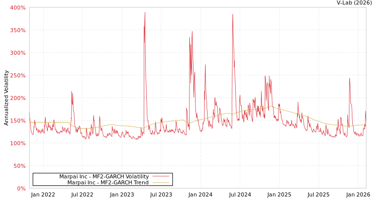 graph of Marpai Inc MF2-GARCH
