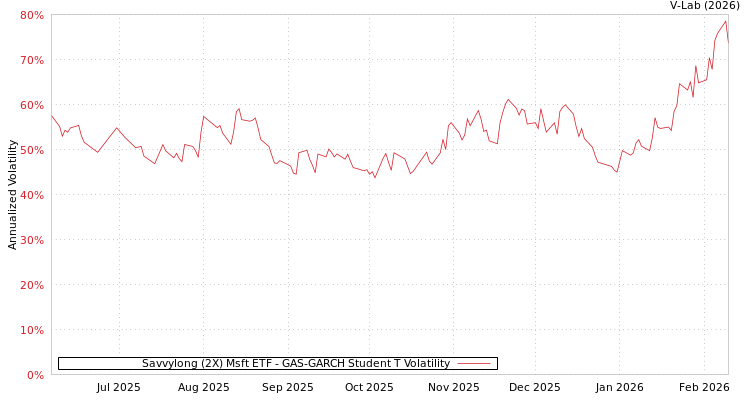graph of Savvylong (2X) Msft ETF GAS-GARCH-T