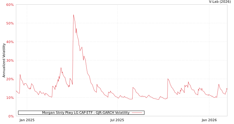 graph of Morgan Stnly Ptwy LG CAP ETF GJR-GARCH