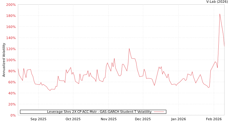 graph of Leverage Shrs 2X CP ACC Mstr GAS-GARCH-T