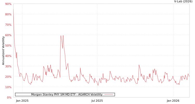 graph of Morgan Stanley PHY SM MD ETF AGARCH