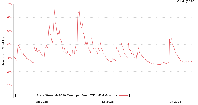 graph of State Street My2030 Municipal Bond ETF MEM