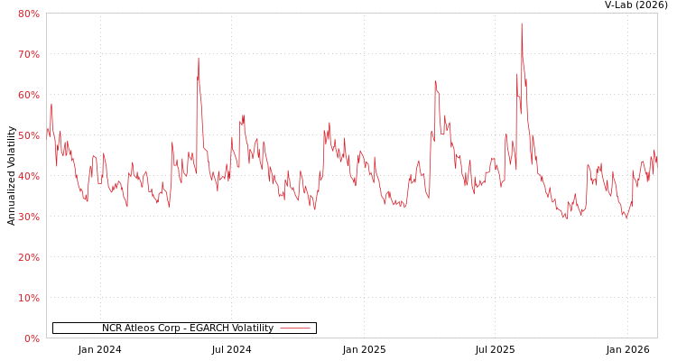 graph of NCR Atleos Corp EGARCH