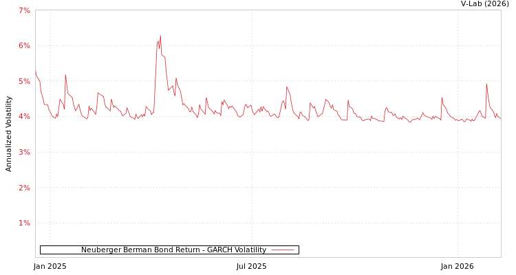 graph of Neuberger Berman Bond Return GARCH
