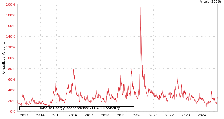 graph of Tortoise Energy Independence EGARCH