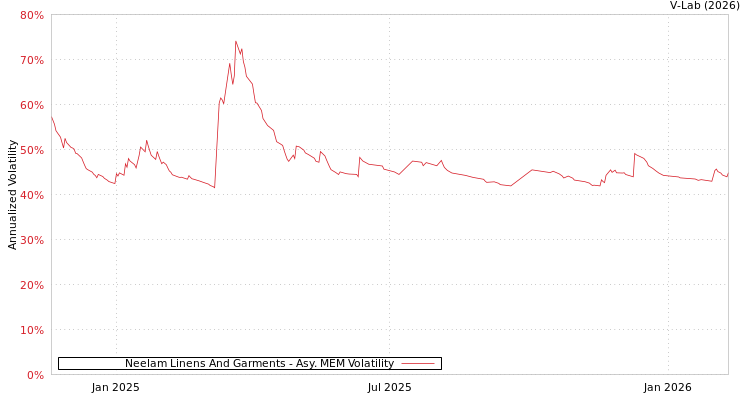 graph of Neelam Linens And Garments AMEM