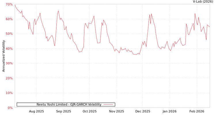 graph of Neetu Yoshi Limited GJR-GARCH