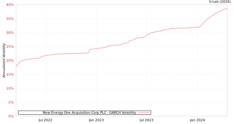 graph of New Energy One Acquisition Corp PLC GARCH