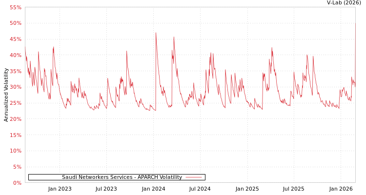 graph of Saudi Networkers Services APARCH