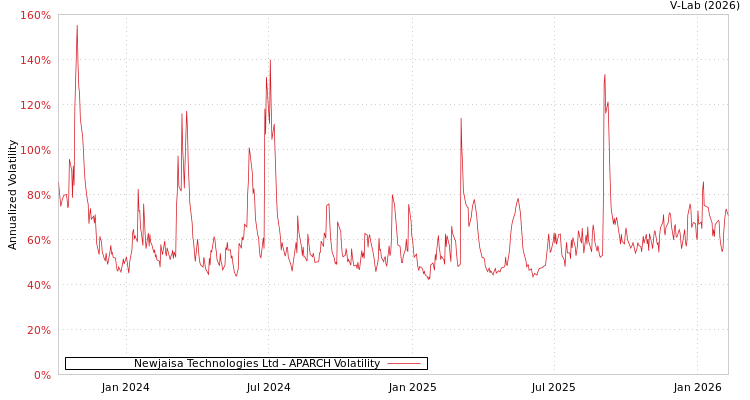 graph of Newjaisa Technologies Ltd APARCH