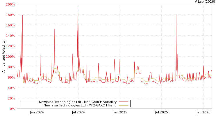 graph of Newjaisa Technologies Ltd MF2-GARCH