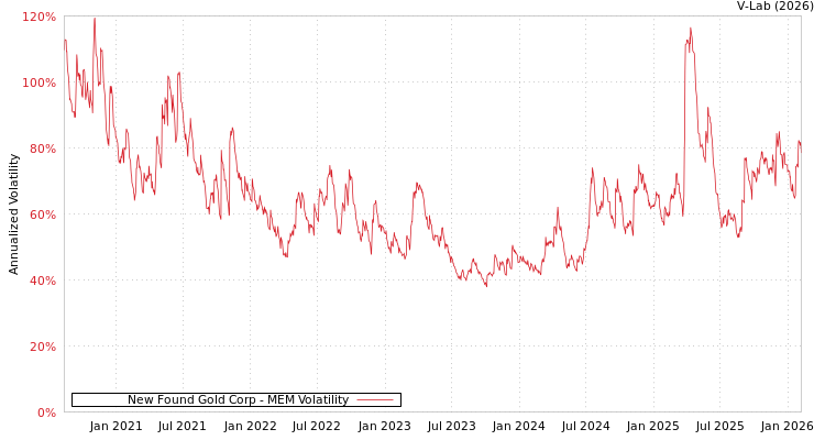 graph of New Found Gold Corp MEM