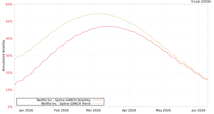 graph of Netflix Inc SGARCH