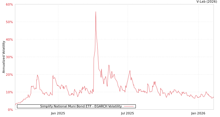 graph of Simplify National Muni Bond ETF EGARCH