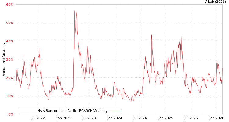 graph of Nsts Bancorp Inc -Redh EGARCH