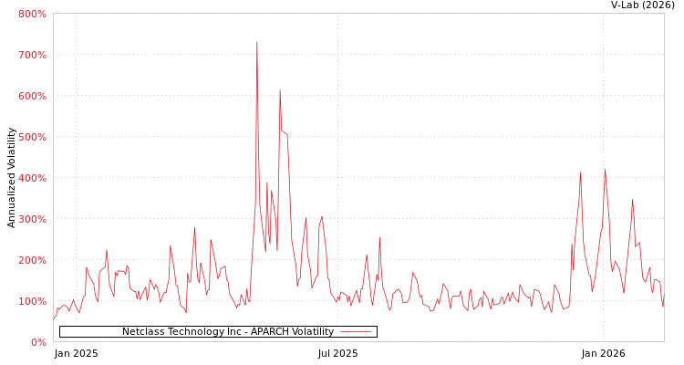 graph of Netclass Technology Inc APARCH