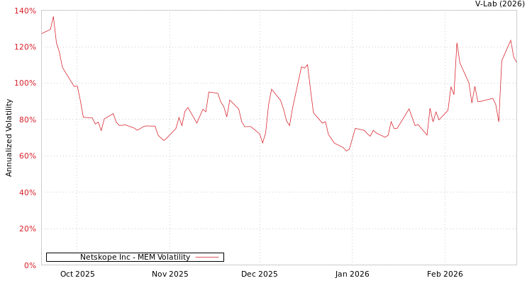 graph of Netskope Inc MEM