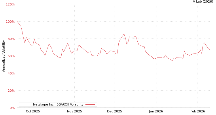 graph of Netskope Inc EGARCH