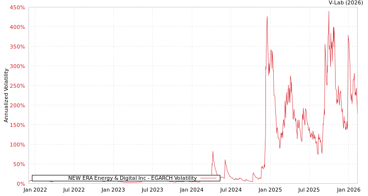 graph of NEW ERA Energy & Digital Inc EGARCH