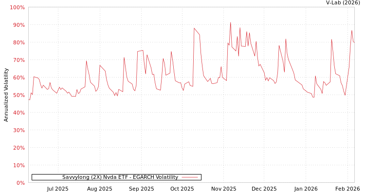 graph of Savvylong (2X) Nvda ETF EGARCH