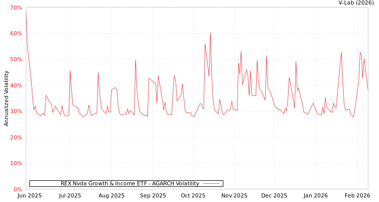 graph of REX Nvda Growth & Income ETF AGARCH