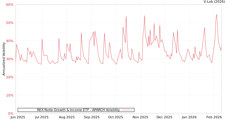 graph of REX Nvda Growth & Income ETF APARCH