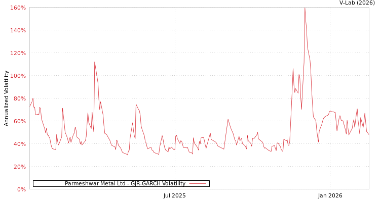 graph of Parmeshwar Metal Ltd GJR-GARCH