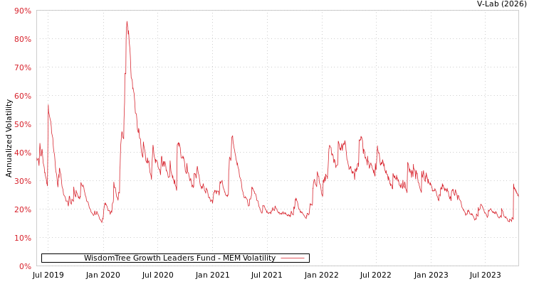 graph of WisdomTree Growth Leaders Fund MEM