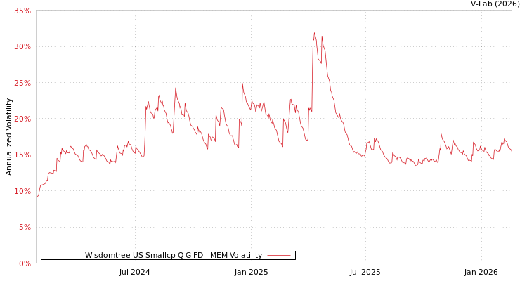 graph of Wisdomtree US Smallcp Q G FD MEM