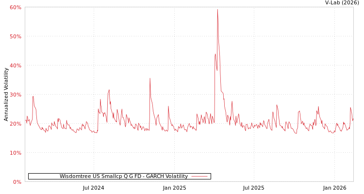 graph of Wisdomtree US Smallcp Q G FD GARCH