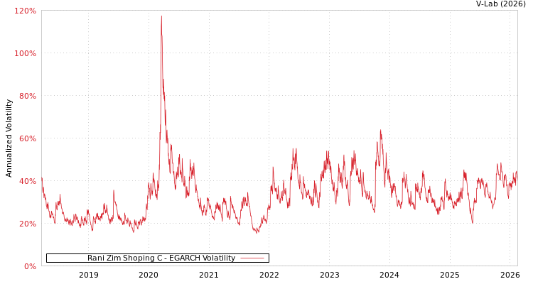 graph of Rani Zim Shoping C EGARCH