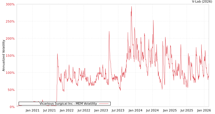 graph of Vicarious Surgical Inc MEM