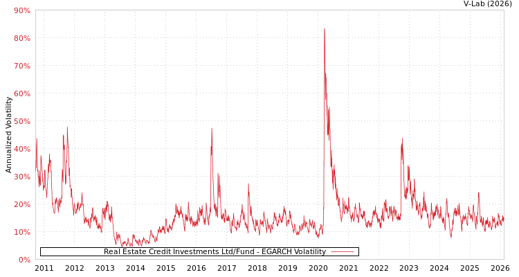 graph of Real Estate Credit Investments Ltd/Fund EGARCH