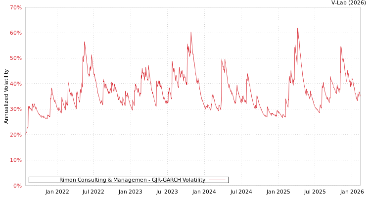 graph of Rimon Consulting & Managemen GJR-GARCH