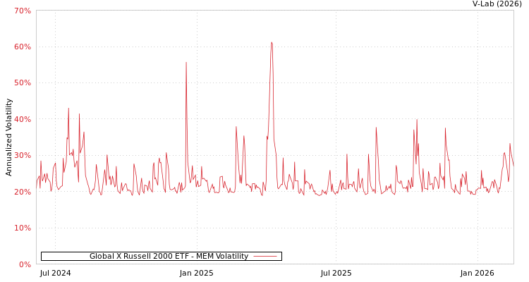 graph of Global X Russell 2000 ETF MEM