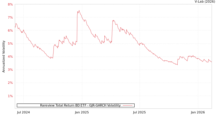 graph of Rareview Total Return BD ETF GJR-GARCH