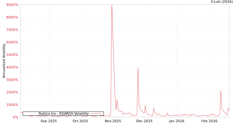 graph of Rubico Inc EGARCH