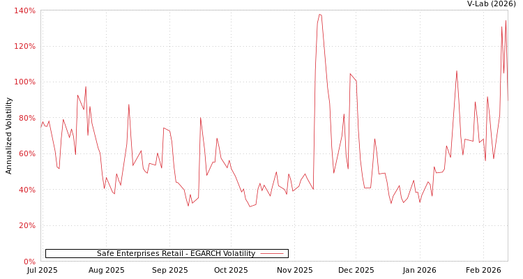 graph of Safe Enterprises Retail EGARCH