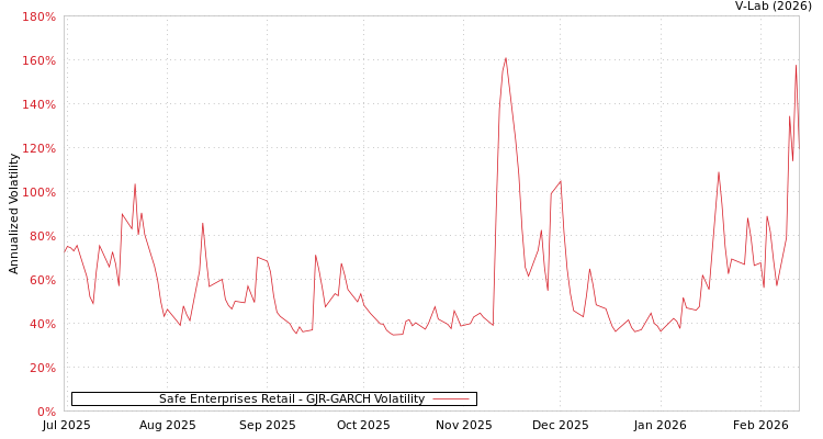 graph of Safe Enterprises Retail GJR-GARCH