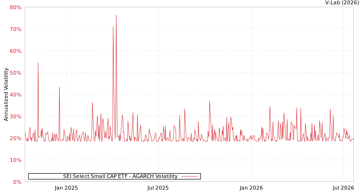graph of SEI Select Small CAP ETF AGARCH