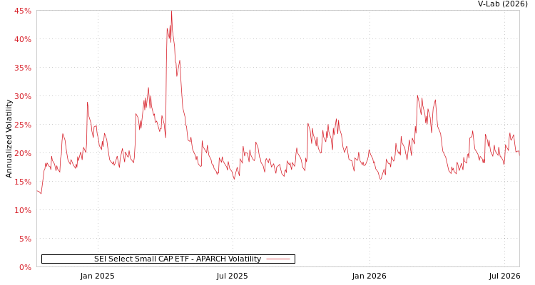 graph of SEI Select Small CAP ETF APARCH