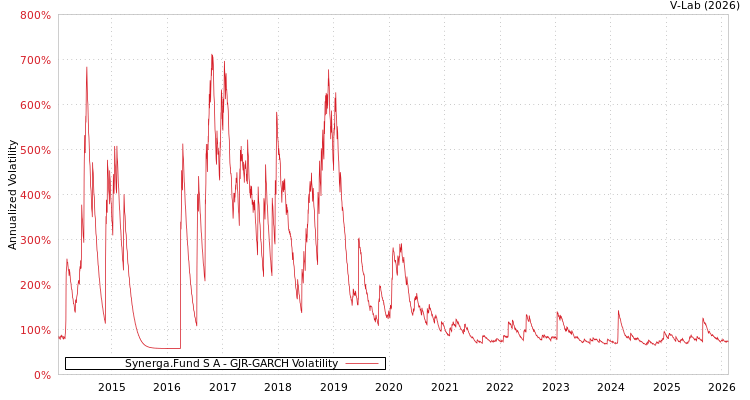 graph of Synerga.Fund S A GJR-GARCH